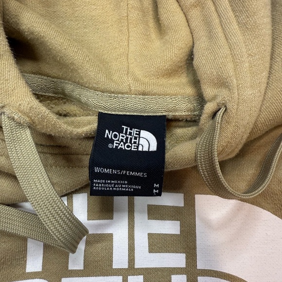 Tan / Khaki The North Face Logo Hoodie Women’s Size M - Picture 8 of 8
